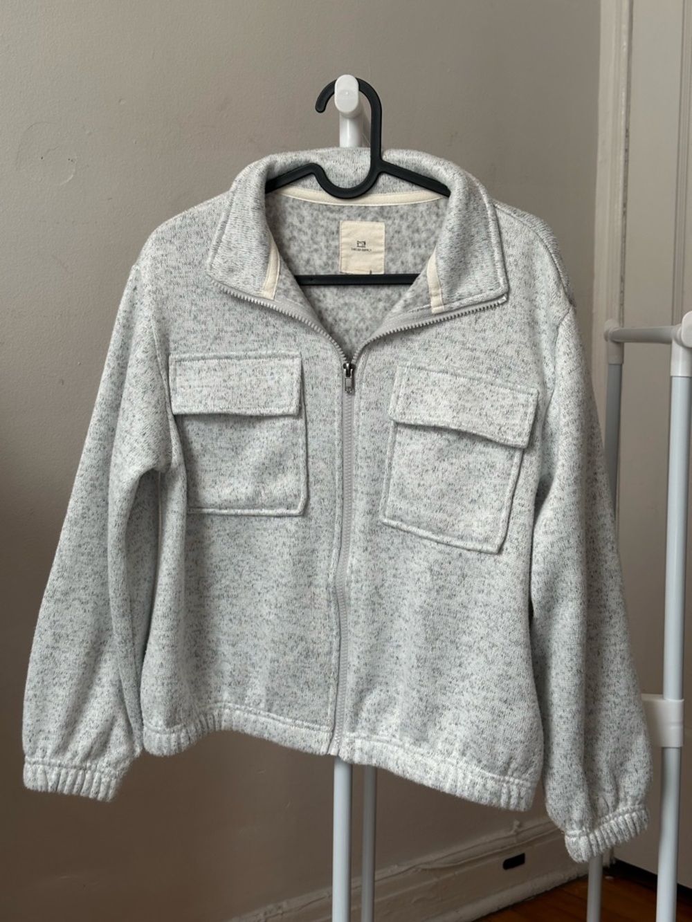 Thread & Supply Heathered Gray Cozy Jacket